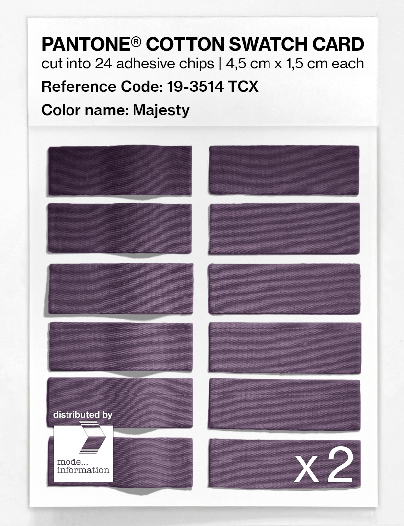 Artikelbild 6 des Artikels “PANTONE® COTTON SWATCH CARD 19-3514 TCX Majesty “
