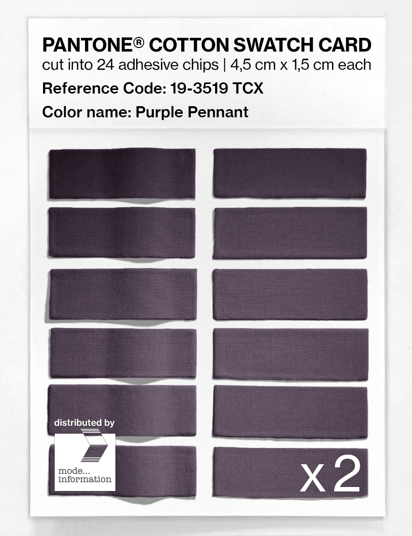 Artikelbild 6 des Artikels “PANTONE® COTTON SWATCH CARD 19-3519 TCX Purple Pennant “