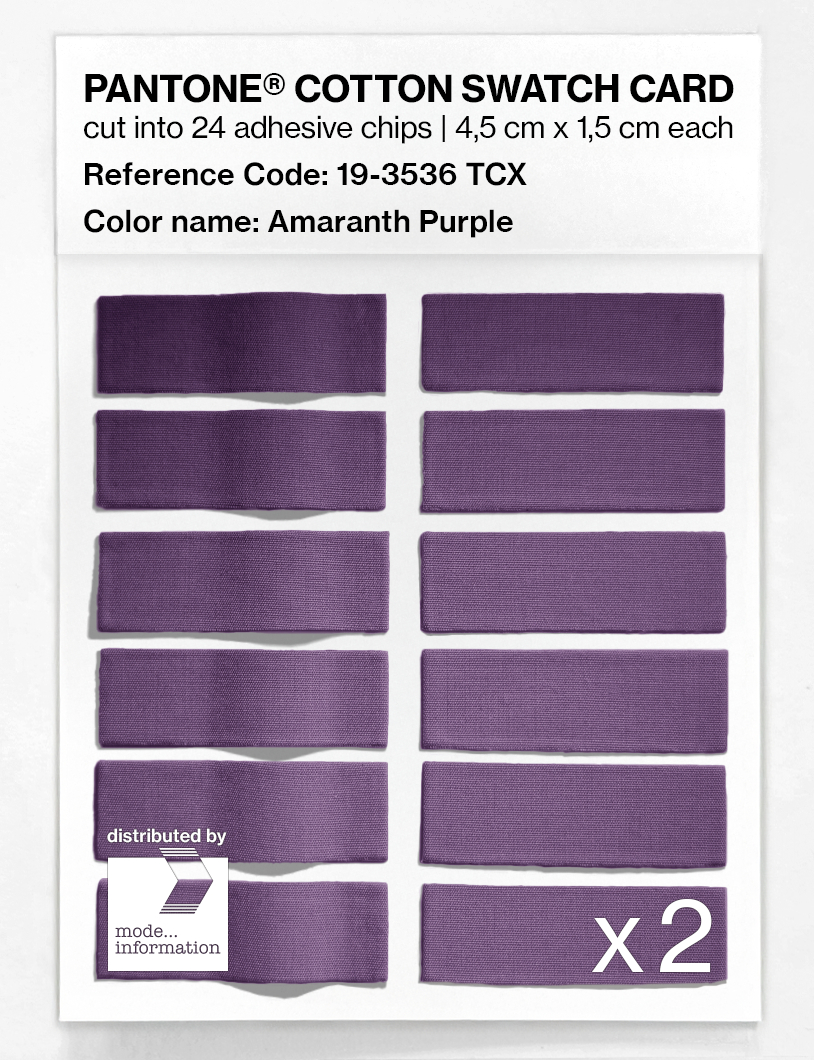 Artikelbild 6 des Artikels “PANTONE® COTTON SWATCH CARD 19-3536 TCX Amaranth Purple “