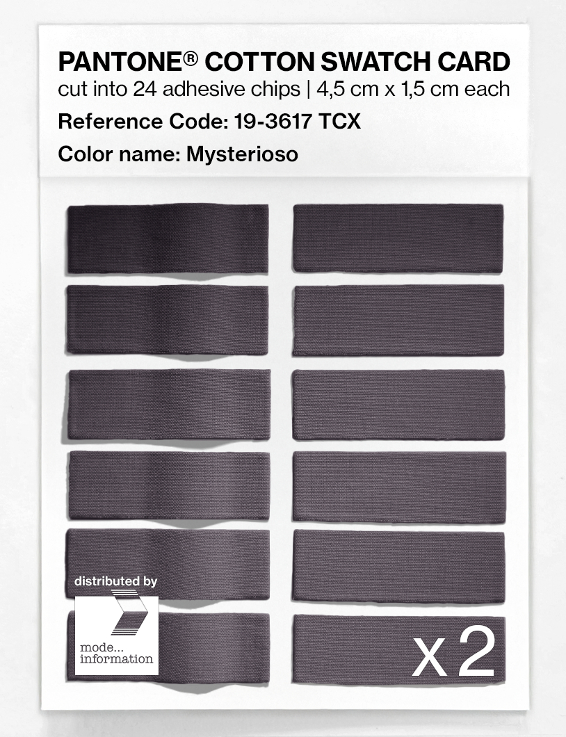Artikelbild 6 des Artikels “PANTONE® COTTON SWATCH CARD 19-3617 TCX Mysterioso “