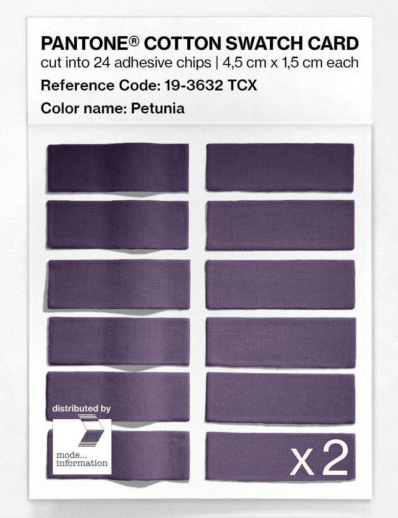 Artikelbild 6 des Artikels “PANTONE® COTTON SWATCH CARD 19-3632 TCX Petunia “