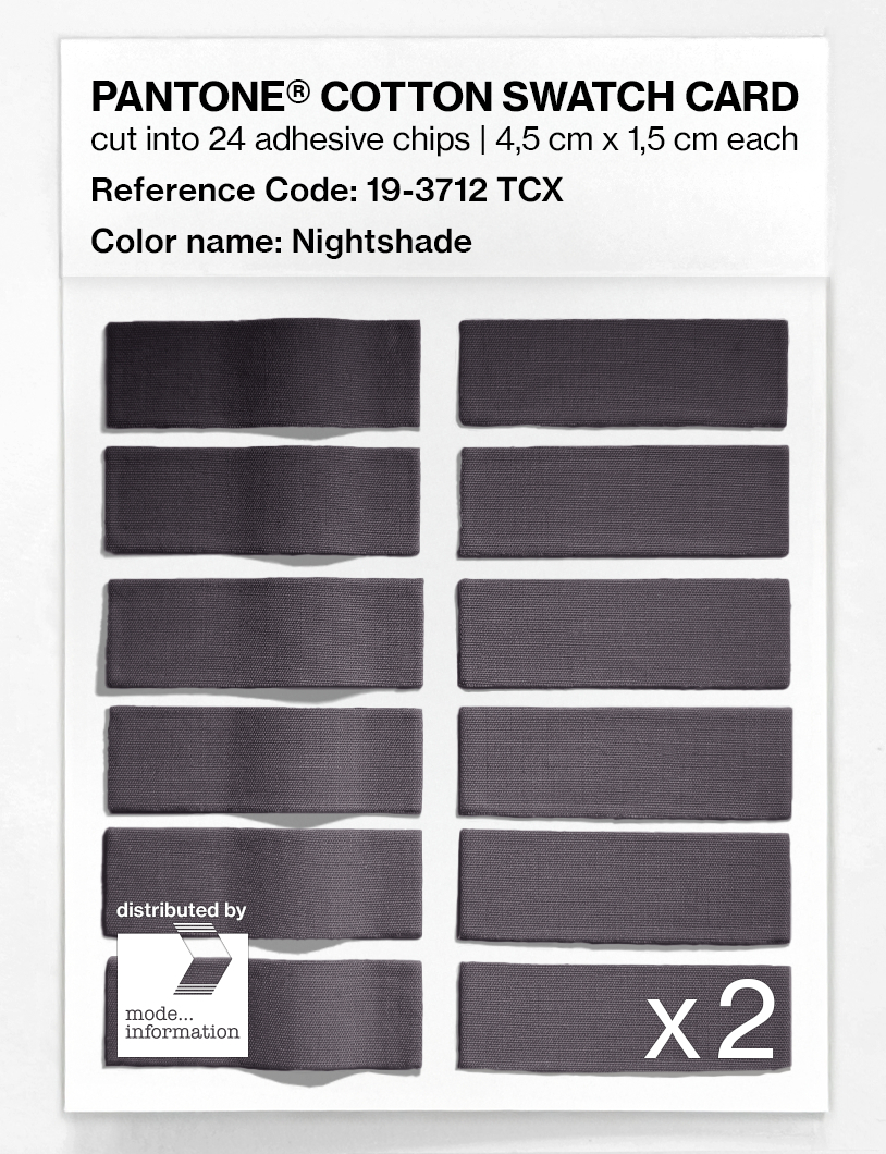 Artikelbild 6 des Artikels “PANTONE® COTTON SWATCH CARD 19-3712 TCX Nightshade “