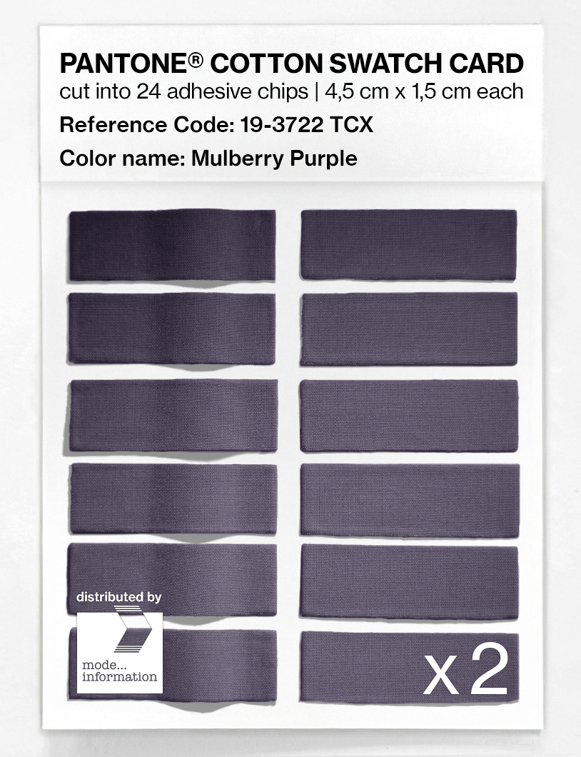 Artikelbild 6 des Artikels “PANTONE® COTTON SWATCH CARD 19-3722 TCX Mulberry Purple “