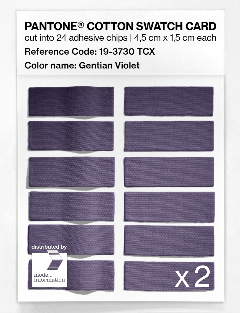 Artikelbild 6 des Artikels “PANTONE® COTTON SWATCH CARD 19-3730 TCX Gentian Violet “