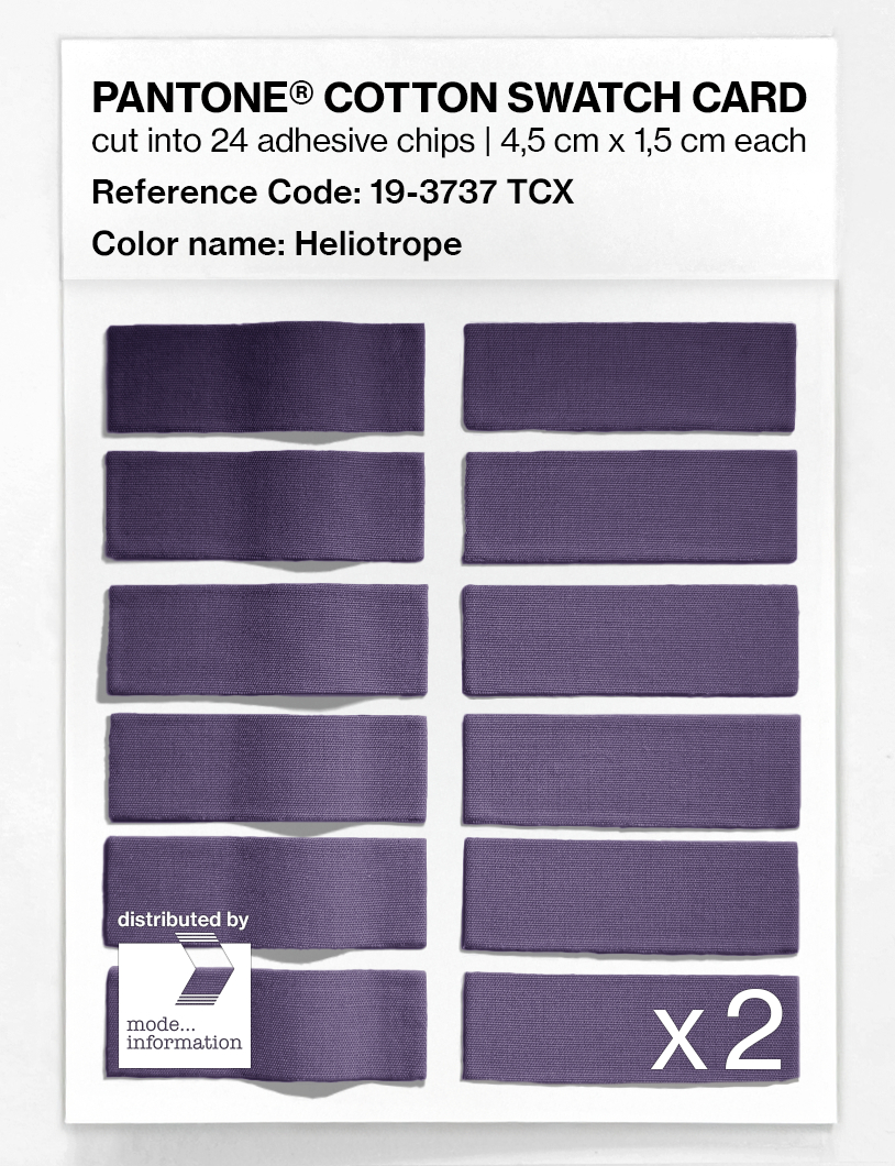 Artikelbild 6 des Artikels “PANTONE® COTTON SWATCH CARD 19-3737 TCX Heliotrope “