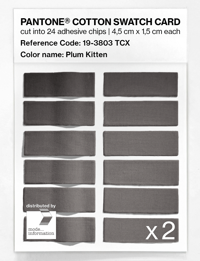 Artikelbild 6 des Artikels “PANTONE® COTTON SWATCH CARD 19-3803 TCX Plum Kitten “