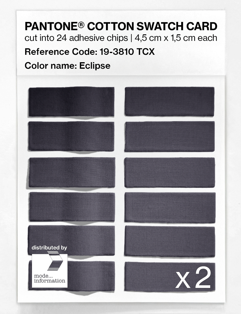 Artikelbild 6 des Artikels “PANTONE® COTTON SWATCH CARD 19-3810 TCX Eclipse “