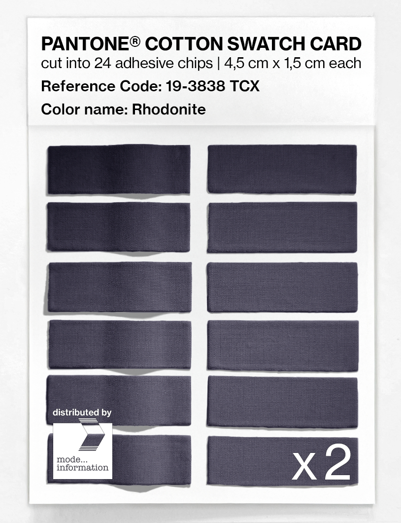 Artikelbild 6 des Artikels “PANTONE® COTTON SWATCH CARD 19-3838 TCX Rhodonite “