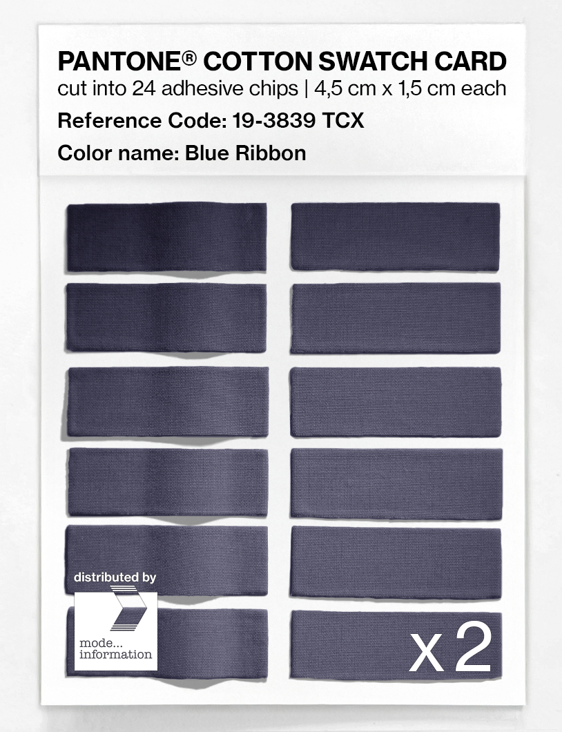 Artikelbild 6 des Artikels “PANTONE® COTTON SWATCH CARD 19-3839 TCX Blue Ribbon “