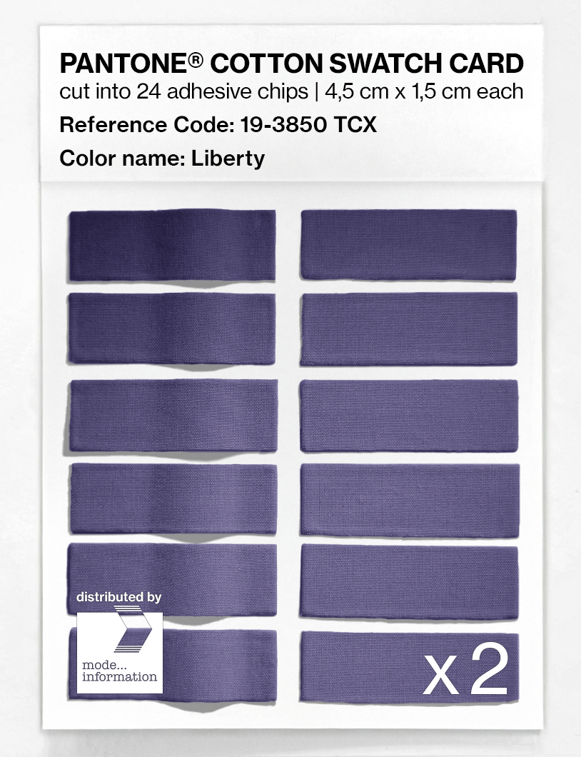 Artikelbild 6 des Artikels “PANTONE® COTTON SWATCH CARD 19-3850 TCX Liberty “