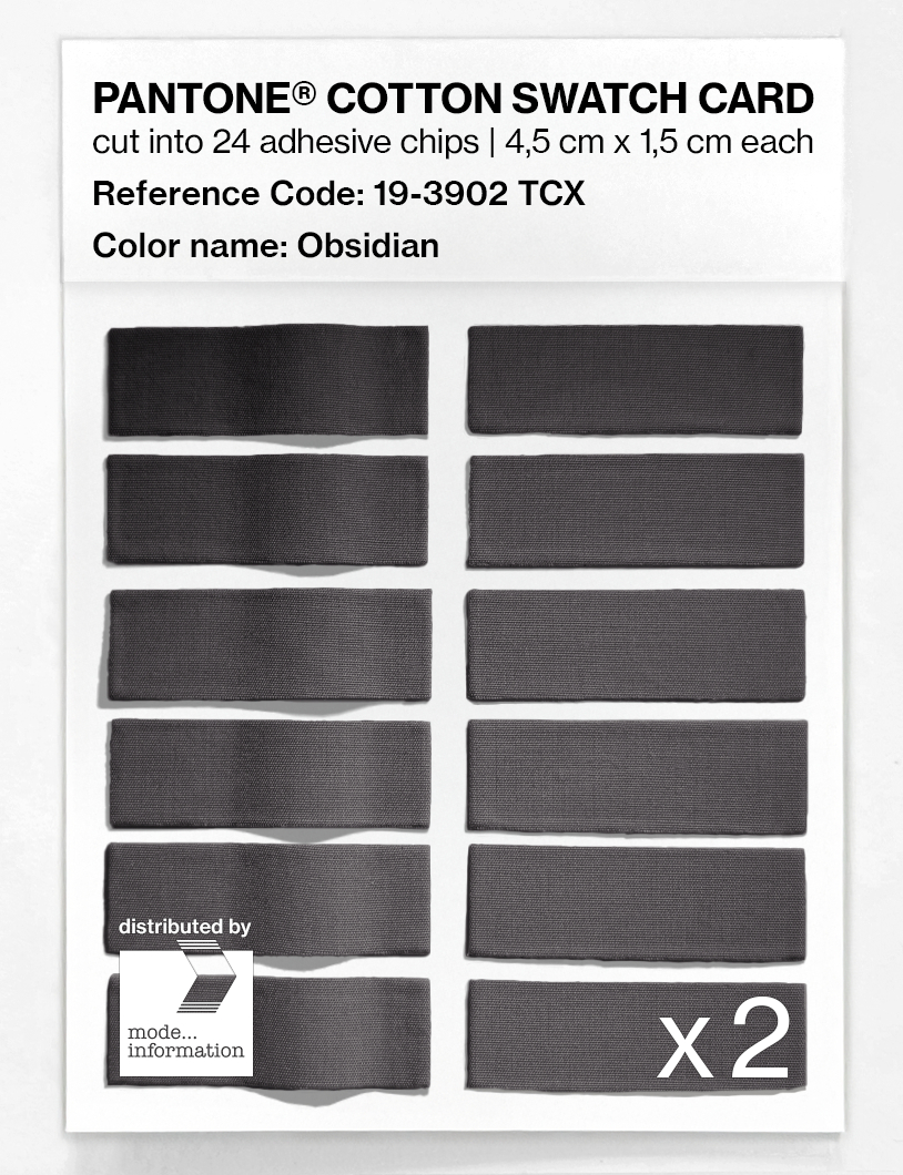 Artikelbild 6 des Artikels “PANTONE® COTTON SWATCH CARD 19-3902 TCX Obsidian “
