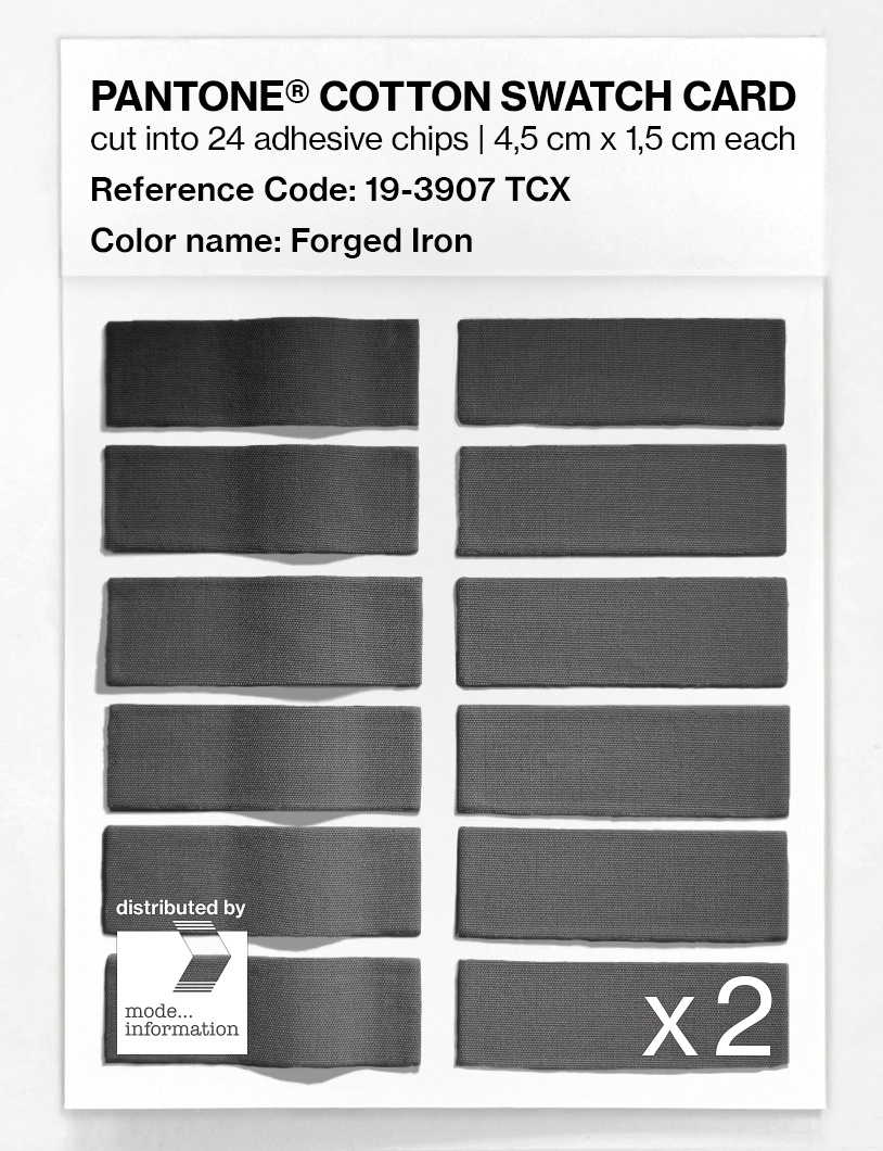 Artikelbild 6 des Artikels “PANTONE® COTTON SWATCH CARD 19-3907 TCX Forged Iron “
