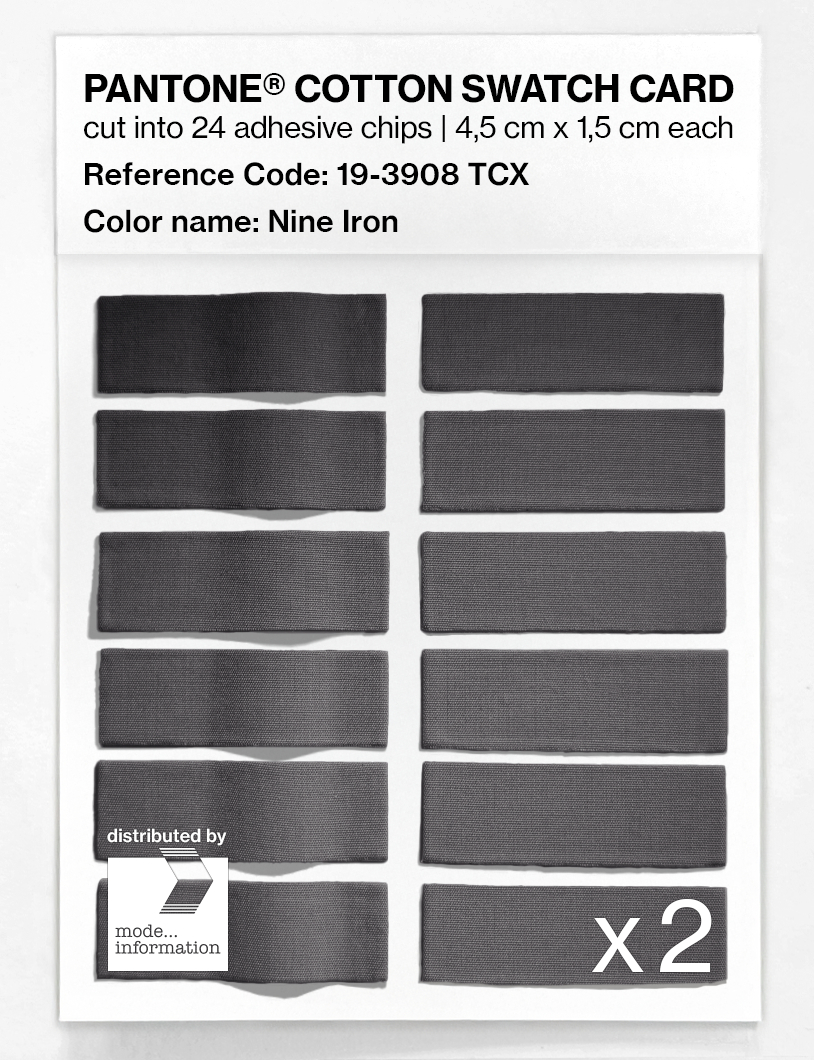 Artikelbild 6 des Artikels “PANTONE® COTTON SWATCH CARD 19-3908 TCX Nine Iron “
