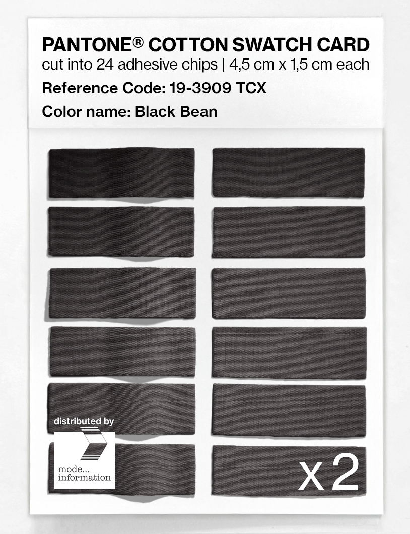 Artikelbild 6 des Artikels “PANTONE® COTTON SWATCH CARD 19-3909 TCX Black Bean “