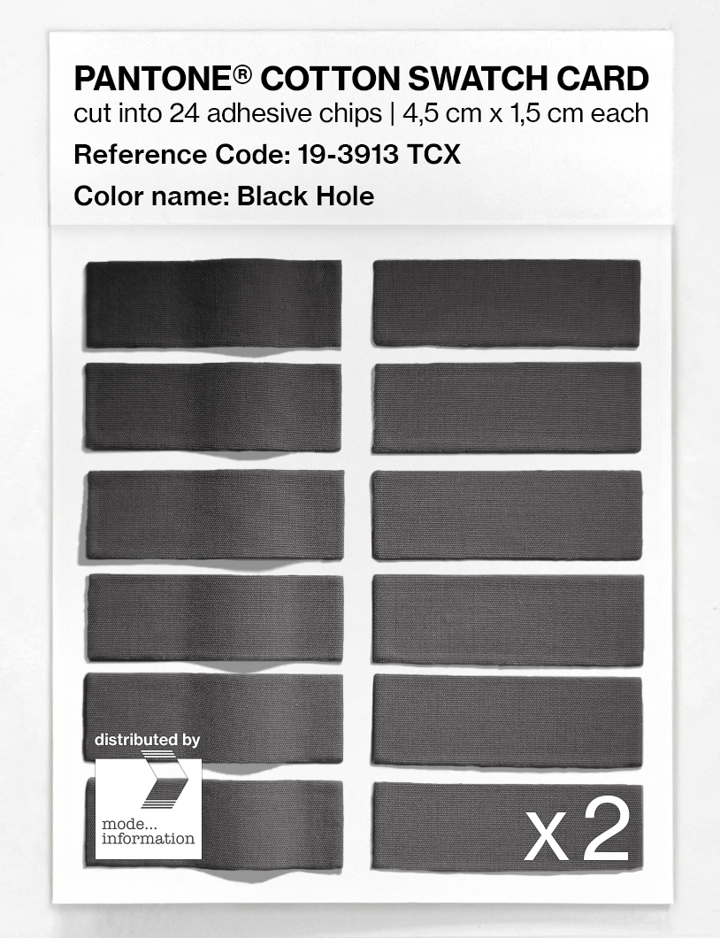 Artikelbild 6 des Artikels “PANTONE® COTTON SWATCH CARD 19-3913 TCX Black Hole “