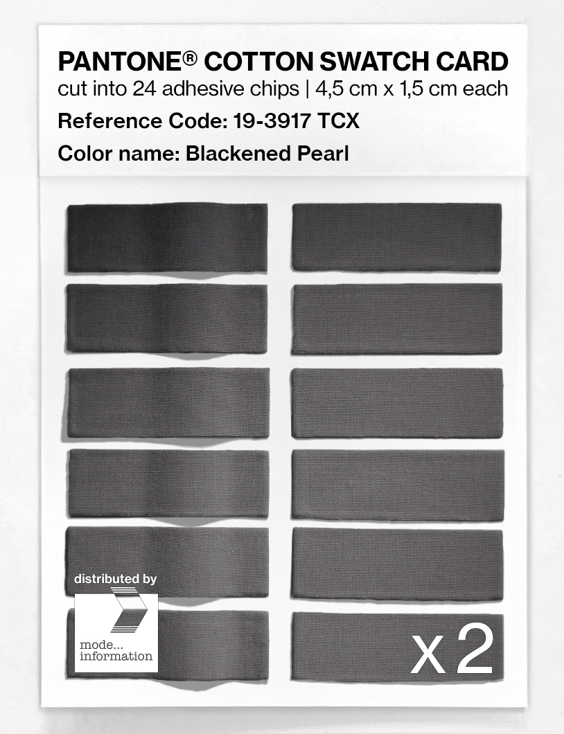 Artikelbild 6 des Artikels “PANTONE® COTTON SWATCH CARD 19-3917 TCX Blackened Pearl “