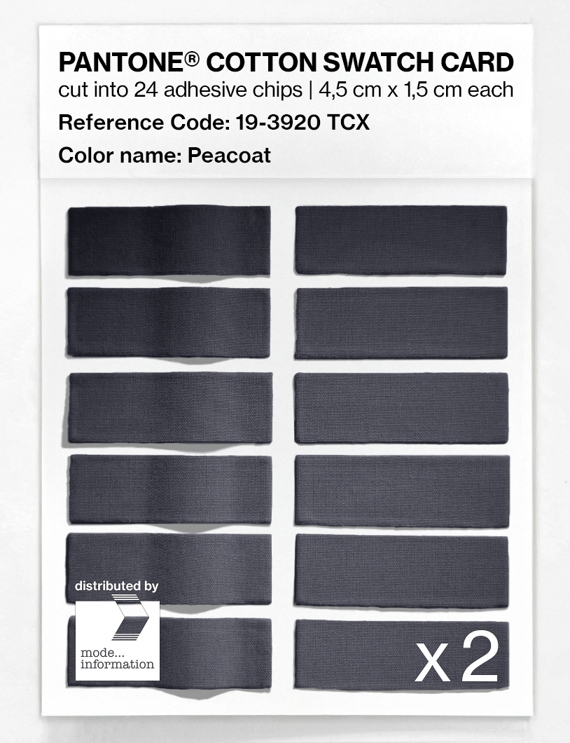 Artikelbild 6 des Artikels “PANTONE® COTTON SWATCH CARD 19-3920 TCX Peacoat “