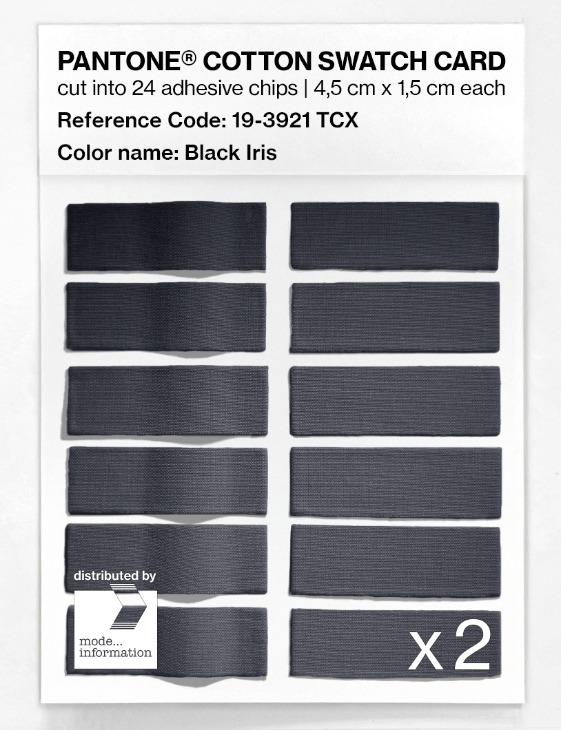 Artikelbild 6 des Artikels “PANTONE® COTTON SWATCH CARD 19-3921 TCX Black Iris “