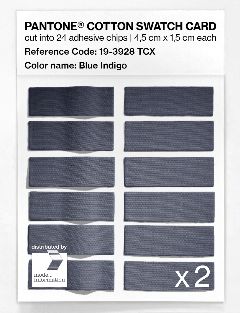 Artikelbild 6 des Artikels “PANTONE® COTTON SWATCH CARD 19-3928 TCX Blue Indigo “