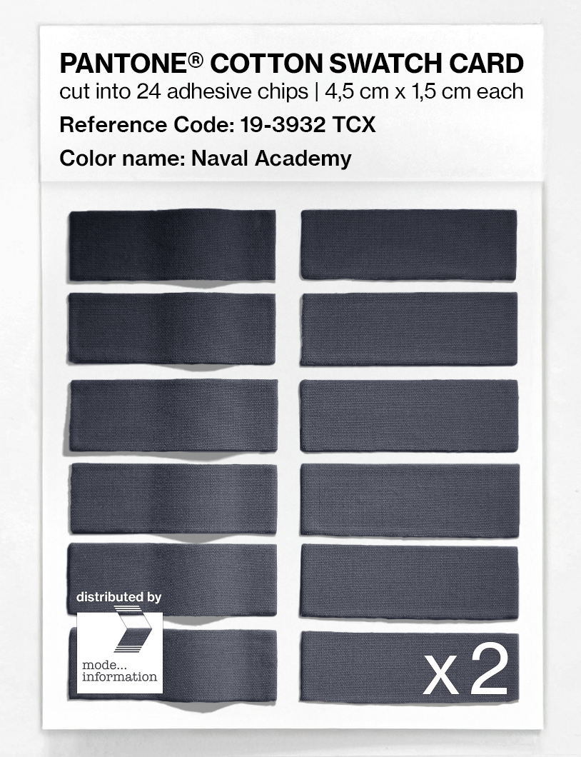 Artikelbild 6 des Artikels “PANTONE® COTTON SWATCH CARD 19-3932 TCX Naval Academy “