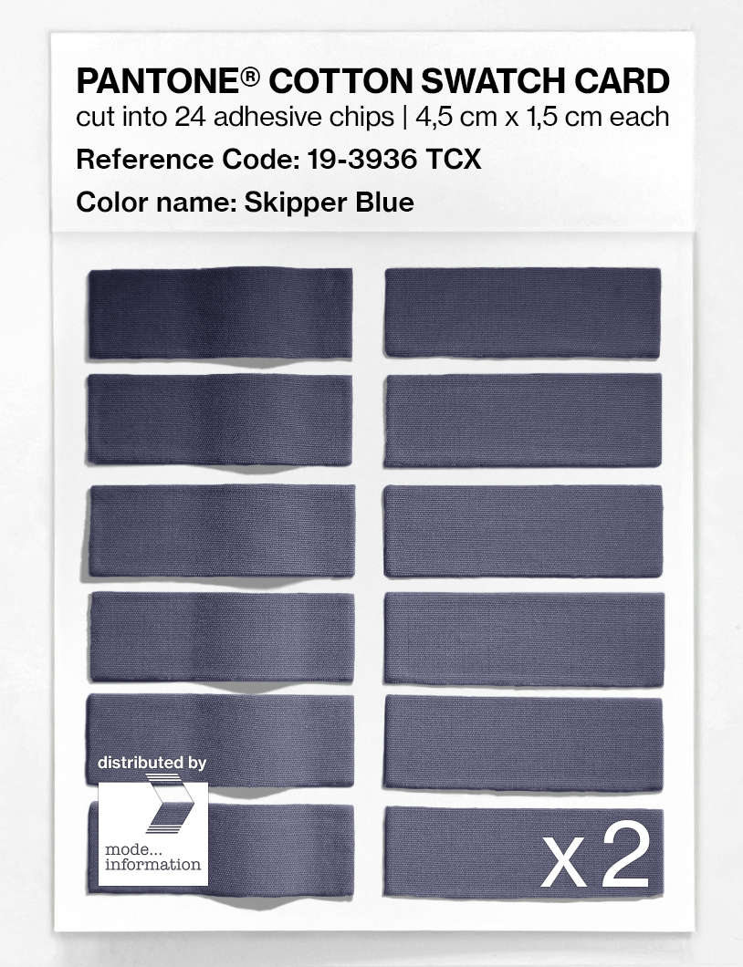Artikelbild 6 des Artikels “PANTONE® COTTON SWATCH CARD 19-3936 TCX Skipper Blue “