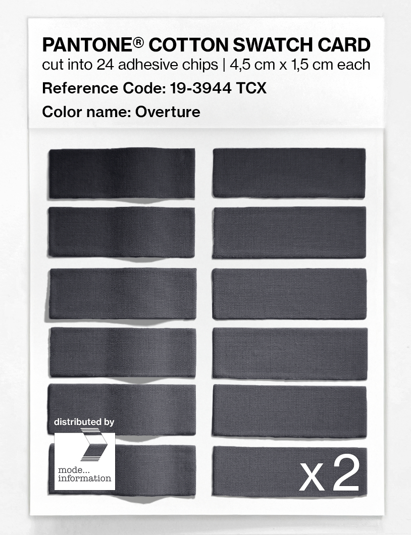 Artikelbild 6 des Artikels “PANTONE® COTTON SWATCH CARD 19-3944 TCX Overture “