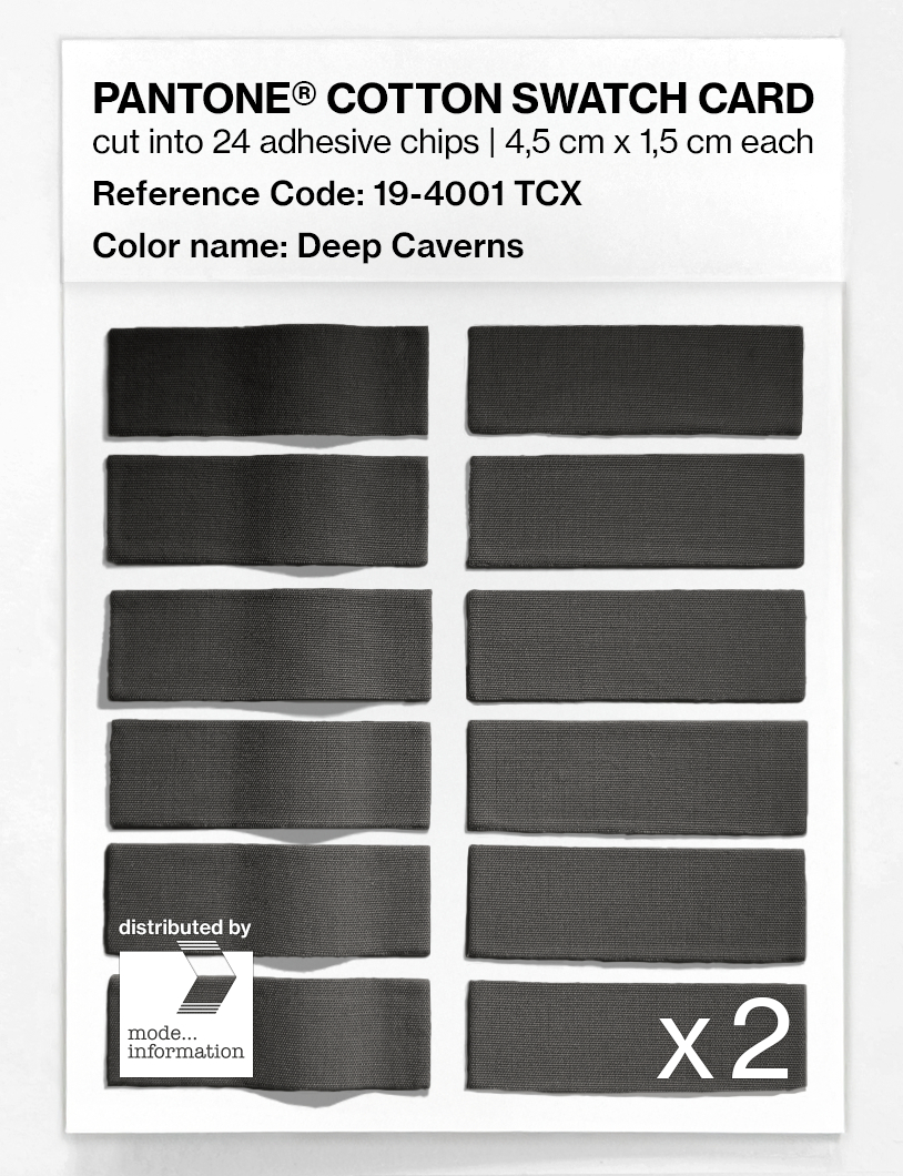 Artikelbild 6 des Artikels “PANTONE® COTTON SWATCH CARD 19-4001 TCX Deep Caverns “