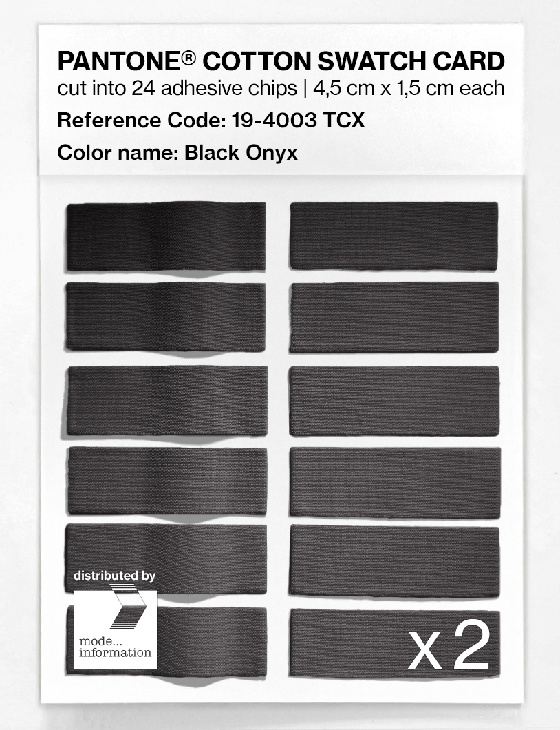 Artikelbild 6 des Artikels “PANTONE® COTTON SWATCH CARD 19-4003 TCX Black Onyx “