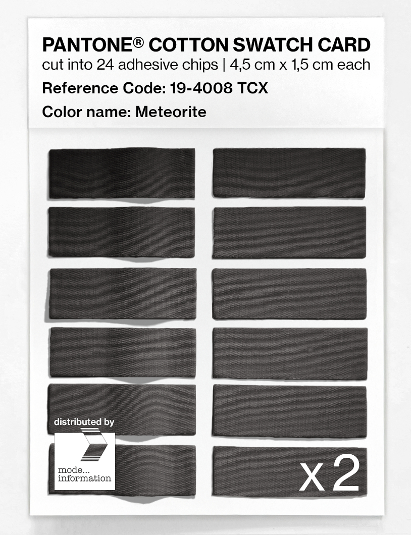 Artikelbild 6 des Artikels “PANTONE® COTTON SWATCH CARD 19-4008 TCX Meteorite “