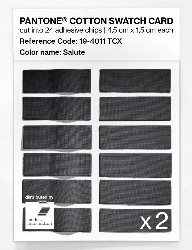 Artikelbild 6 des Artikels “PANTONE® COTTON SWATCH CARD 19-4011 TCX Salute “