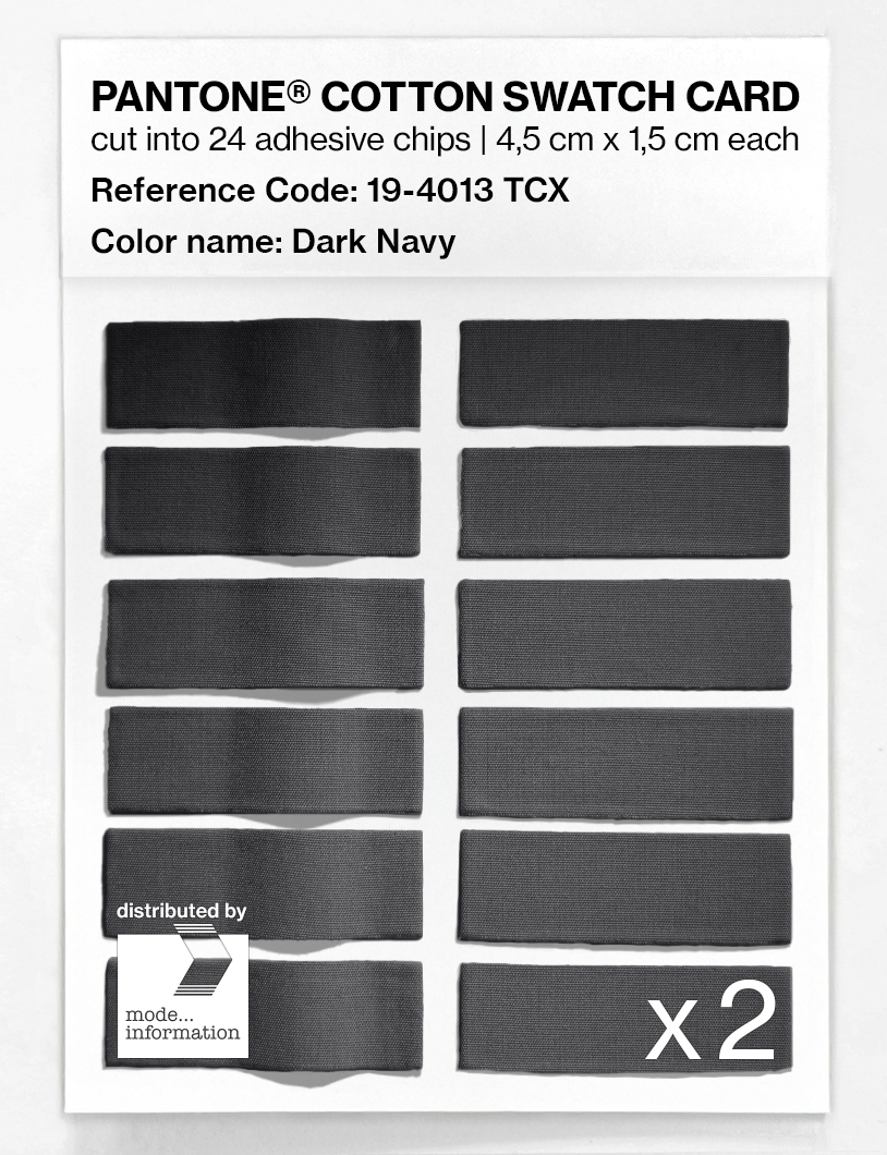 Artikelbild 6 des Artikels “PANTONE® COTTON SWATCH CARD 19-4013 TCX Dark Navy “