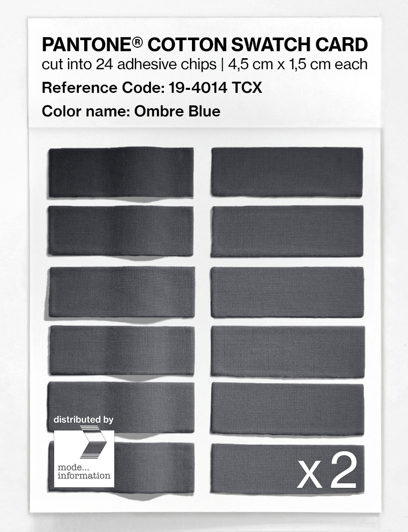 Artikelbild 6 des Artikels “PANTONE® COTTON SWATCH CARD 19-4014 TCX Ombre Blue “