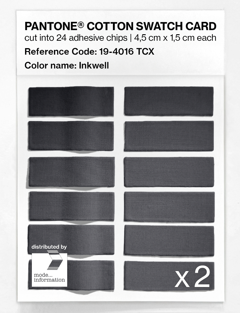 Artikelbild 6 des Artikels “PANTONE® COTTON SWATCH CARD 19-4016 TCX Inkwell “