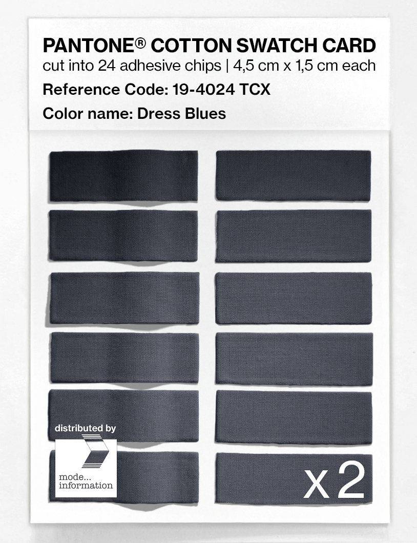 Artikelbild 6 des Artikels “PANTONE® COTTON SWATCH CARD 19-4024 TCX Dress Blues “