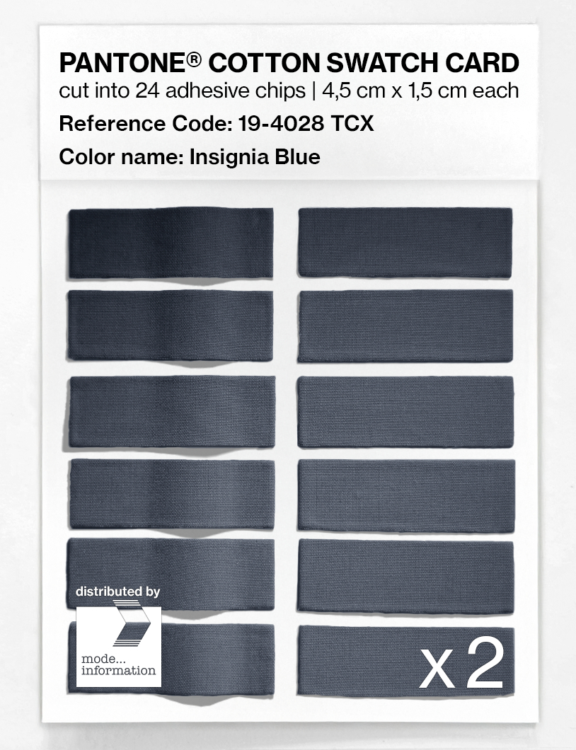Artikelbild 6 des Artikels “PANTONE® COTTON SWATCH CARD 19-4028 TCX Insignia Blue “