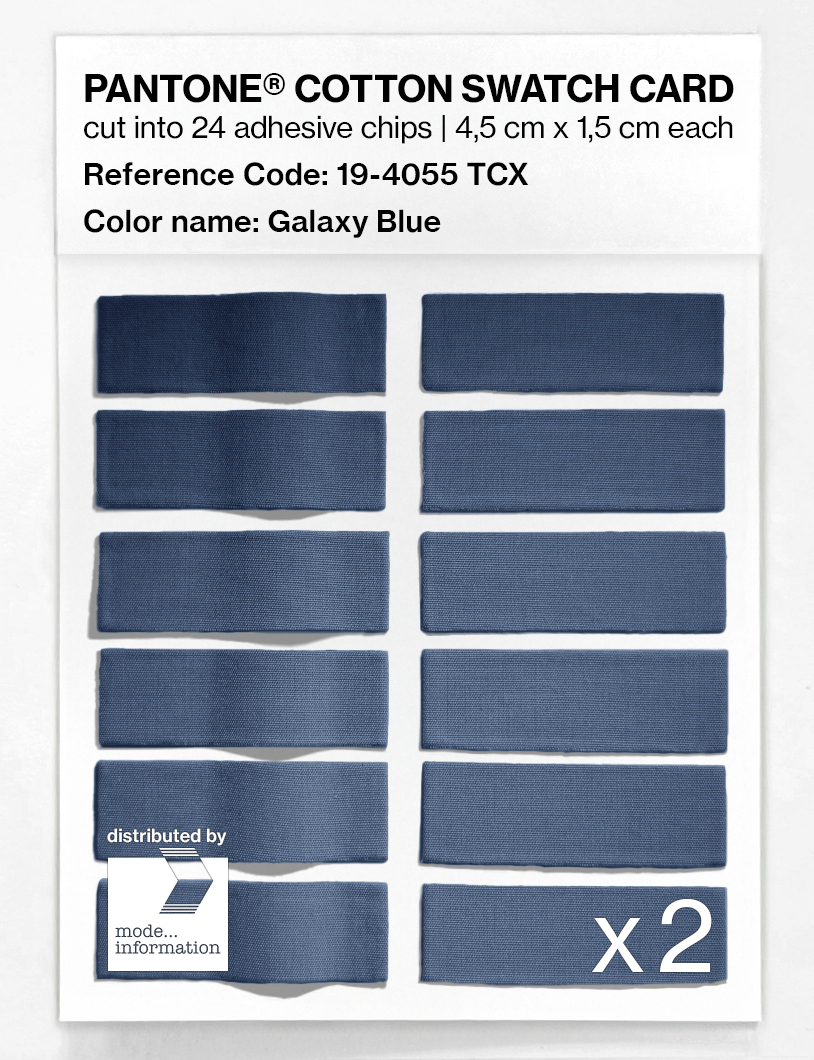 Artikelbild 6 des Artikels “PANTONE® COTTON SWATCH CARD 19-4055 TCX Galaxy Blue “
