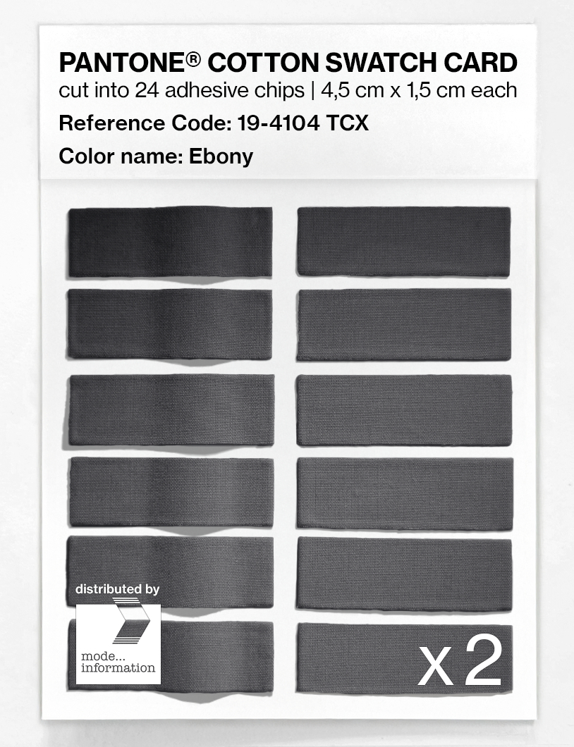 Artikelbild 6 des Artikels “PANTONE® COTTON SWATCH CARD 19-4104 TCX Ebony “