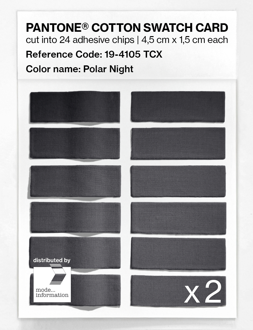 Artikelbild 6 des Artikels “PANTONE® COTTON SWATCH CARD 19-4105 TCX Polar Night “