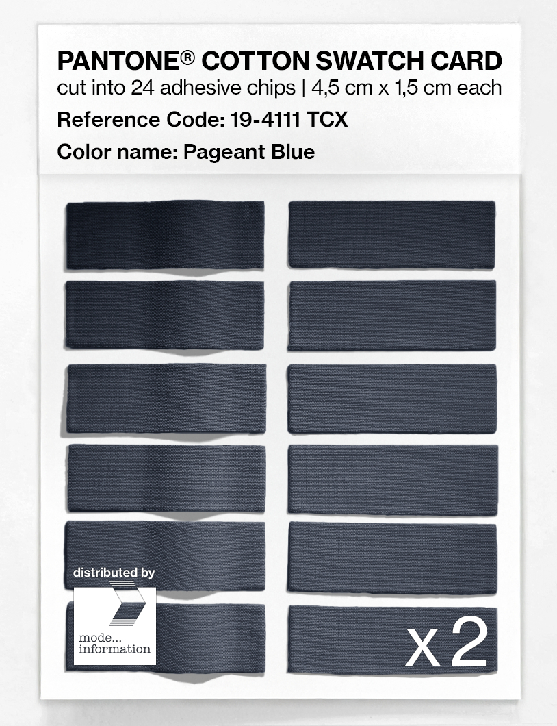 Artikelbild 6 des Artikels “PANTONE® COTTON SWATCH CARD 19-4111 TCX Pageant Blue “