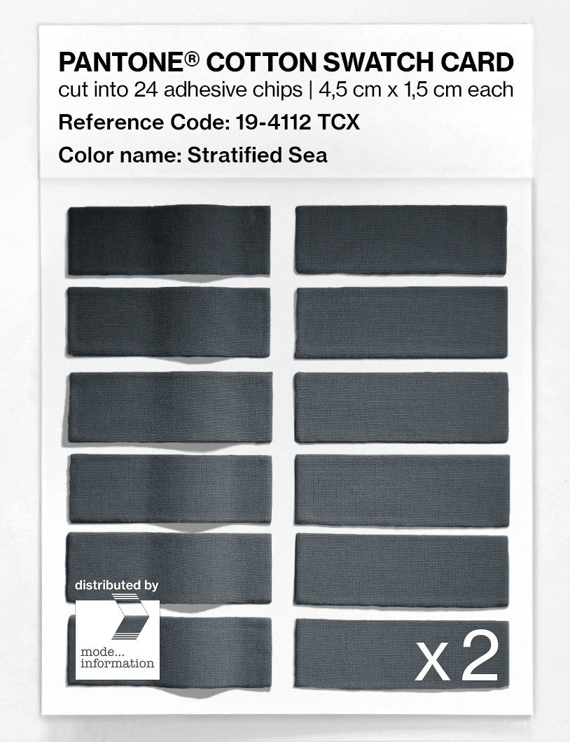 Artikelbild 6 des Artikels “PANTONE® COTTON SWATCH CARD 19-4112 TCX Stratified Sea “