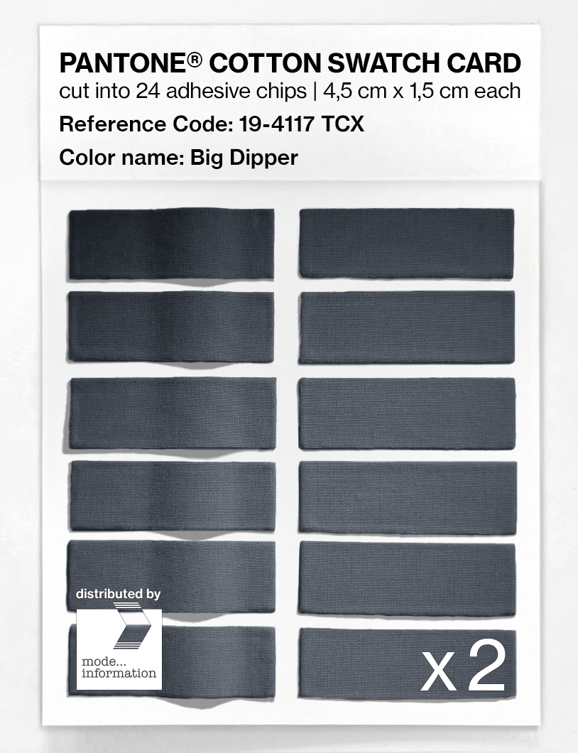 Artikelbild 6 des Artikels “PANTONE® COTTON SWATCH CARD 19-4117 TCX Big Dipper “