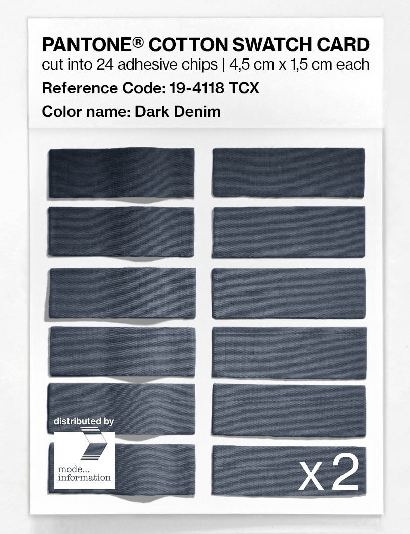 Artikelbild 6 des Artikels “PANTONE® COTTON SWATCH CARD 19-4118 TCX Dark Denim “