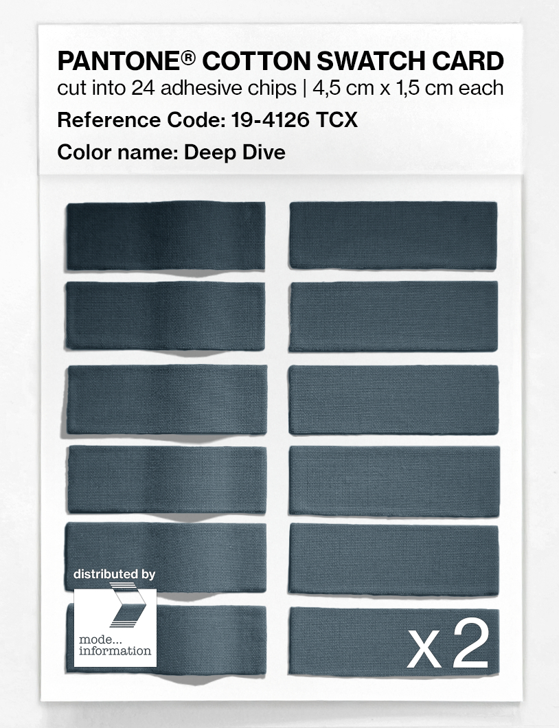 Artikelbild 6 des Artikels “PANTONE® COTTON SWATCH CARD 19-4126 TCX Deep Dive “