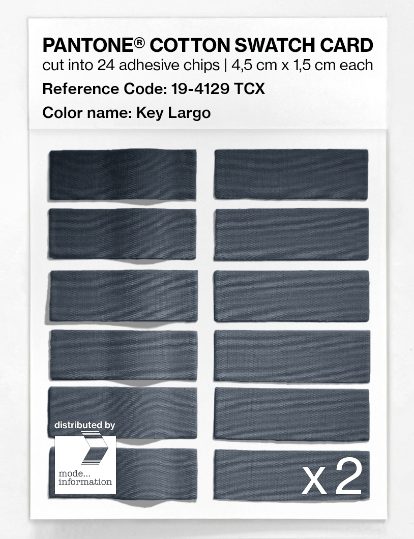 Artikelbild 6 des Artikels “PANTONE® COTTON SWATCH CARD 19-4129 TCX Key Largo “