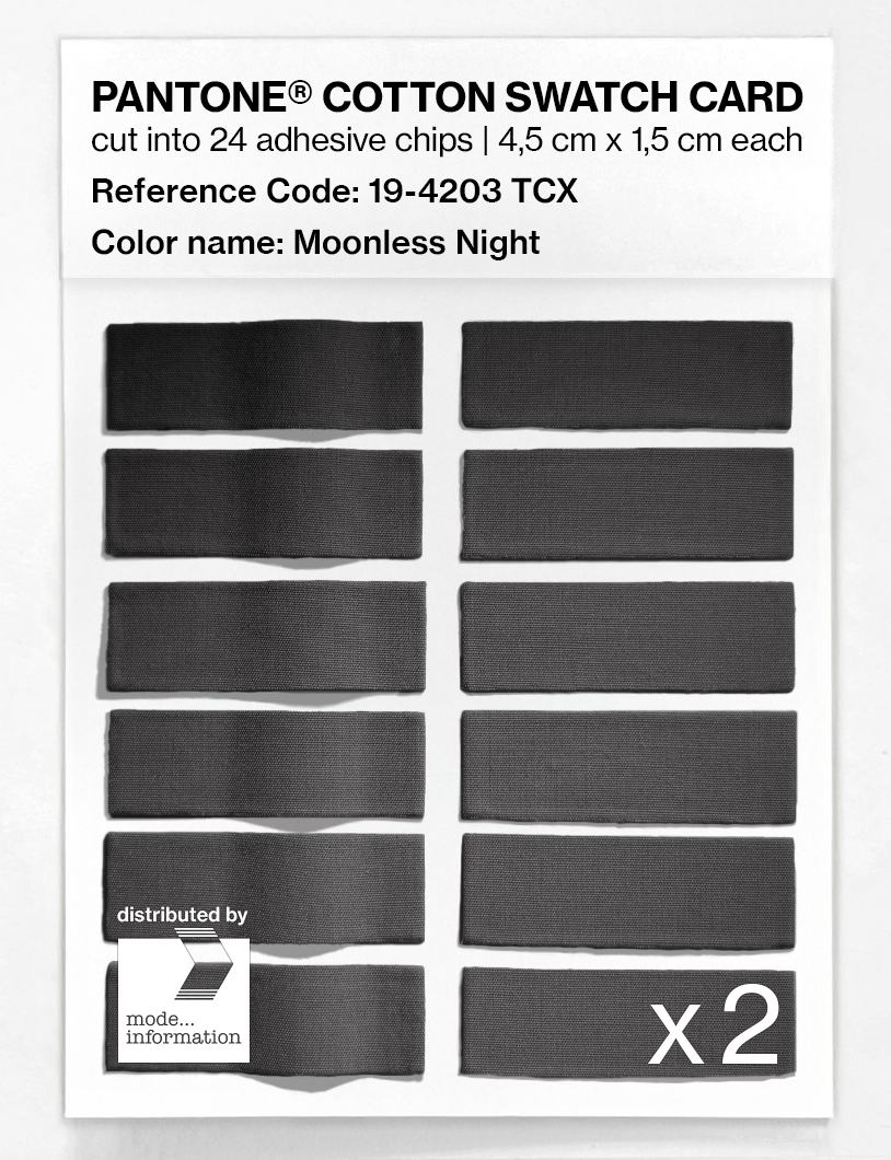 Artikelbild 6 des Artikels “PANTONE® COTTON SWATCH CARD 19-4203 TCX Moonless Night “