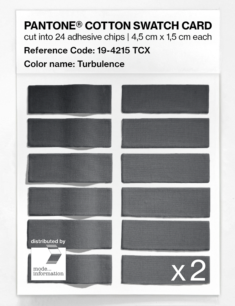 Artikelbild 6 des Artikels “PANTONE® COTTON SWATCH CARD 19-4215 TCX Turbulence “