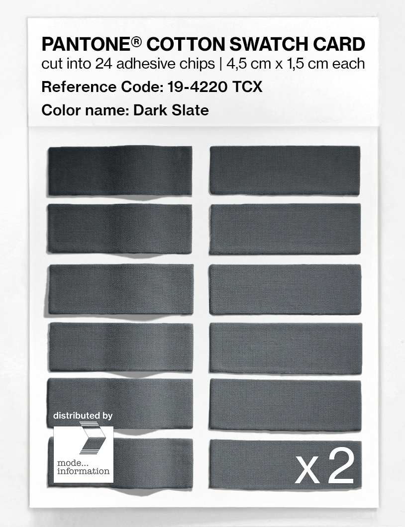 Artikelbild 6 des Artikels “PANTONE® COTTON SWATCH CARD 19-4220 TCX Dark Slate “