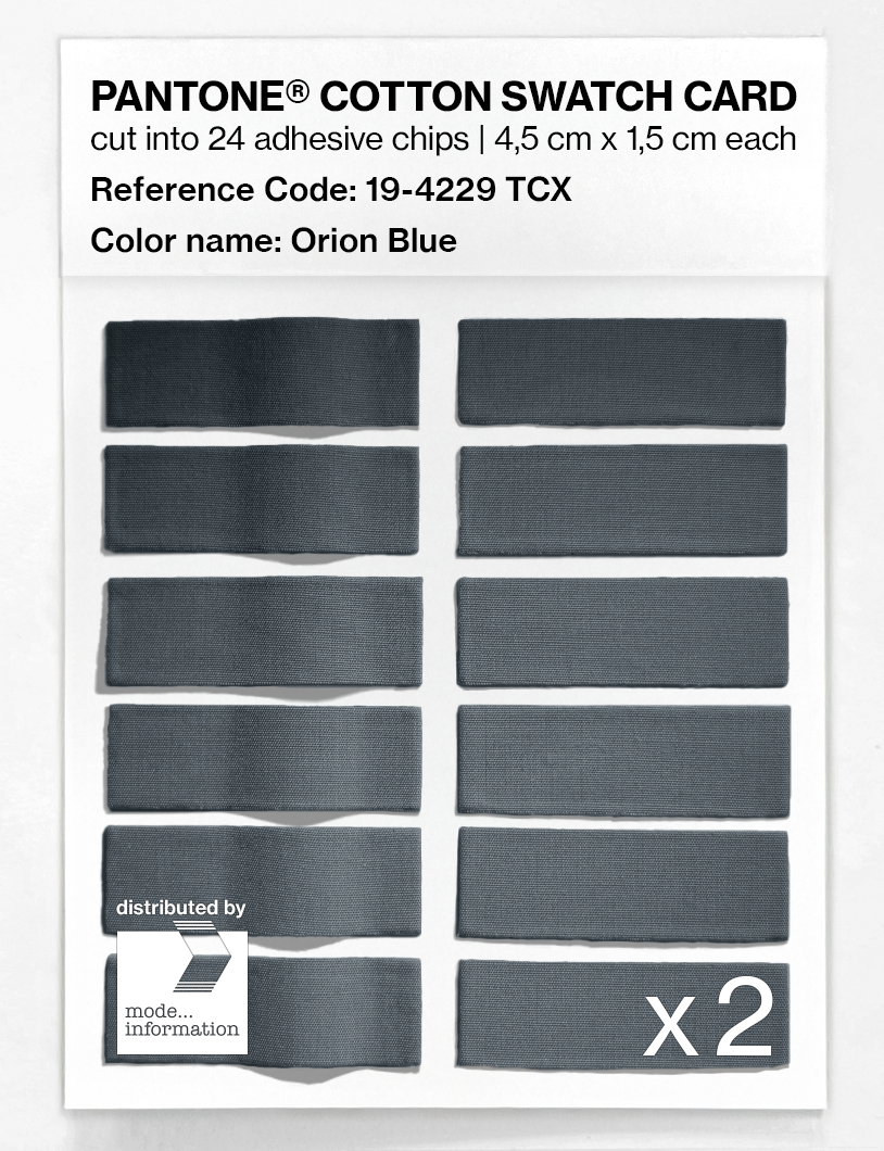 Artikelbild 6 des Artikels “PANTONE® COTTON SWATCH CARD 19-4229 TCX Orion Blue “