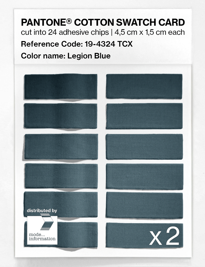 Artikelbild 6 des Artikels “PANTONE® COTTON SWATCH CARD 19-4324 TCX Legion Blue “