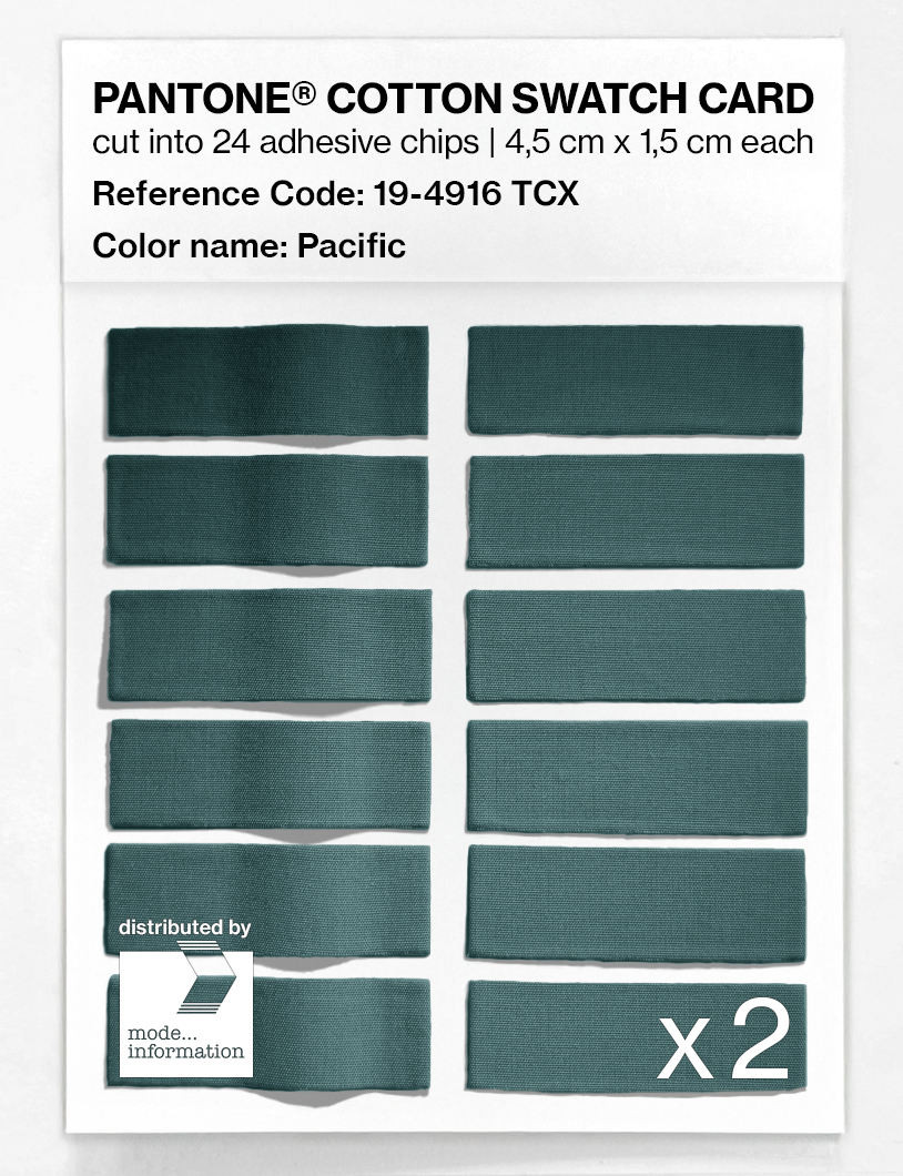 Artikelbild 6 des Artikels “PANTONE® COTTON SWATCH CARD 19-4916 TCX Pacific “